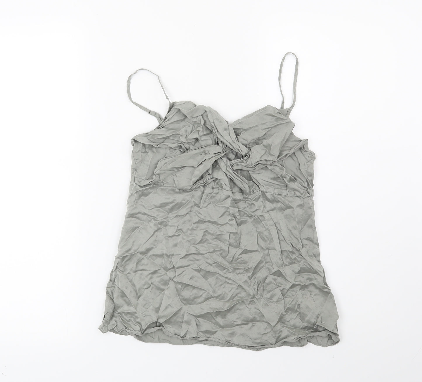 Topshop Womens Grey   Basic Blouse Size 10