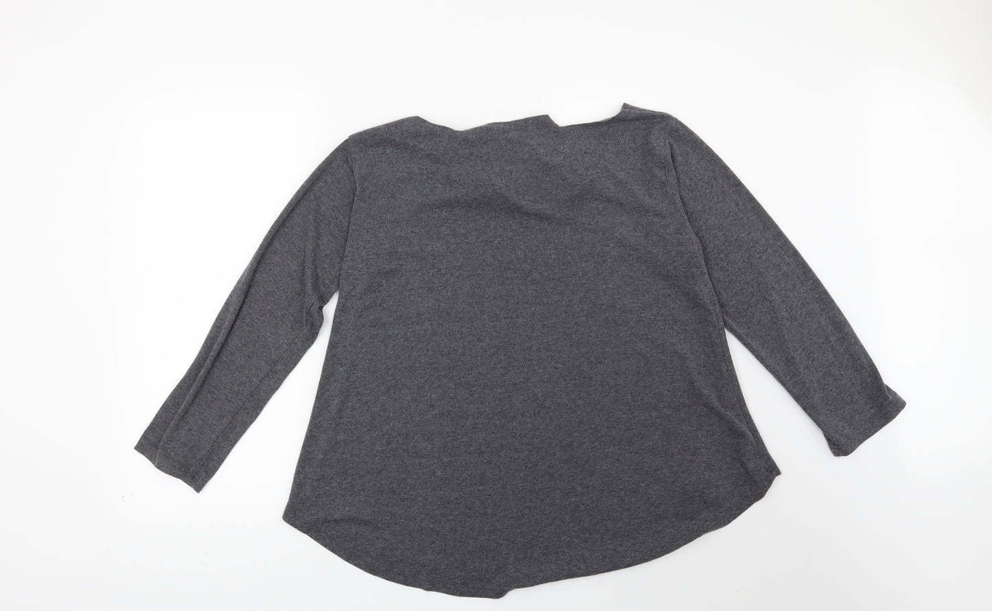 Preworn Womens Grey   Pullover Sweatshirt Size L