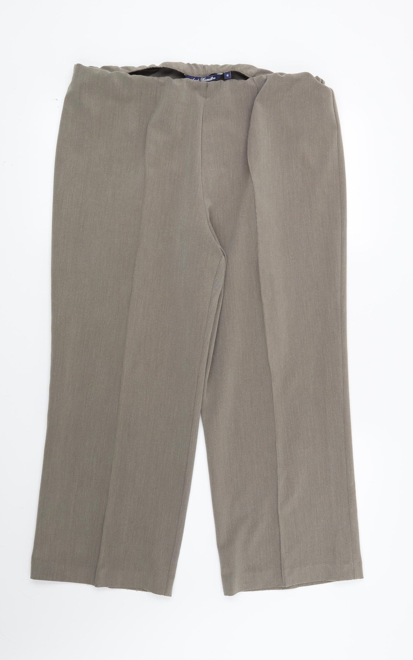 Preworn Womens Green   Trousers  Size 16 L24 in