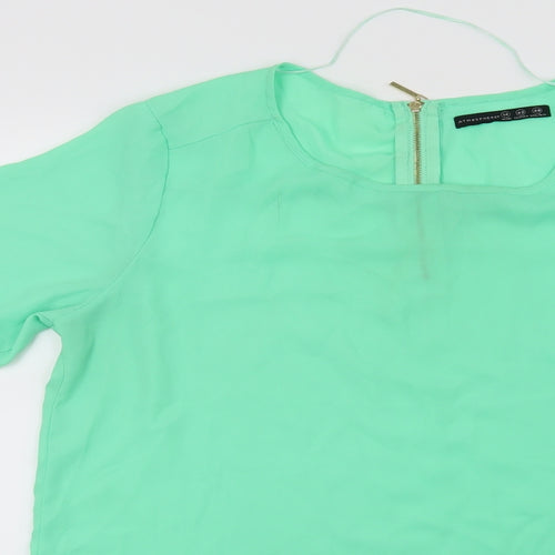 Atmosphere Womens Green   Basic Blouse Size 14