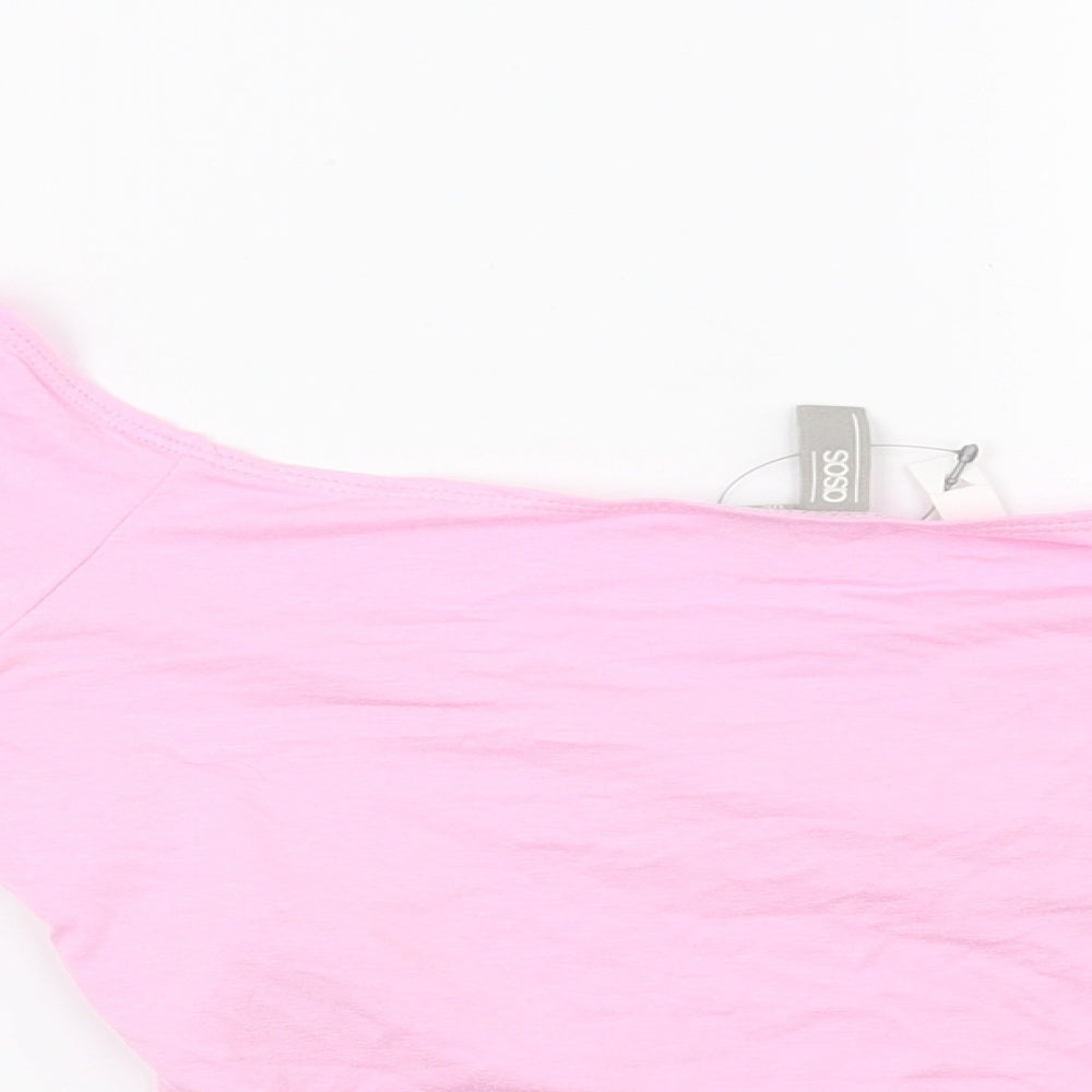 ASOS Womens Pink   Basic Blouse Size 10