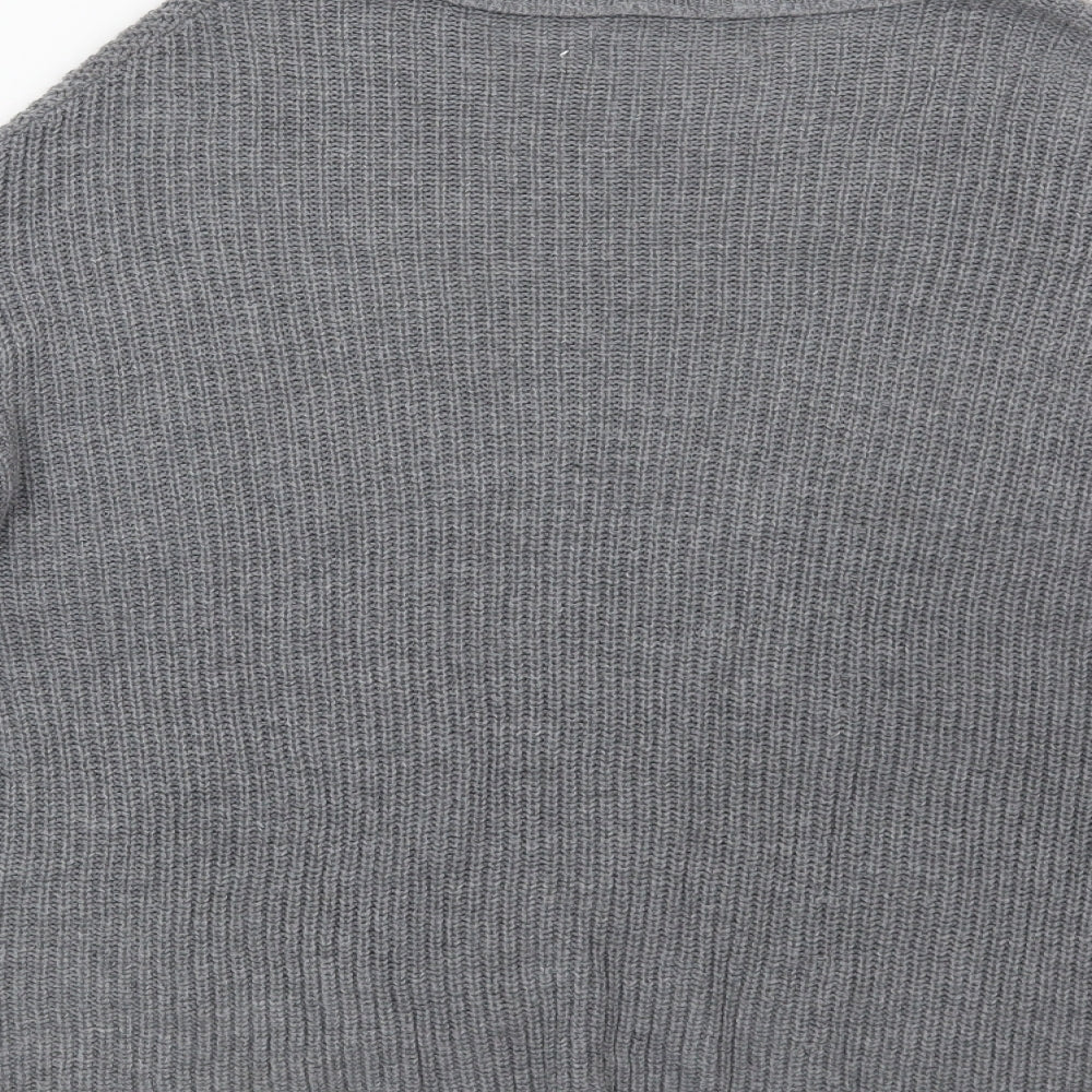 Pull&Bear Womens Grey   Pullover Jumper Size S