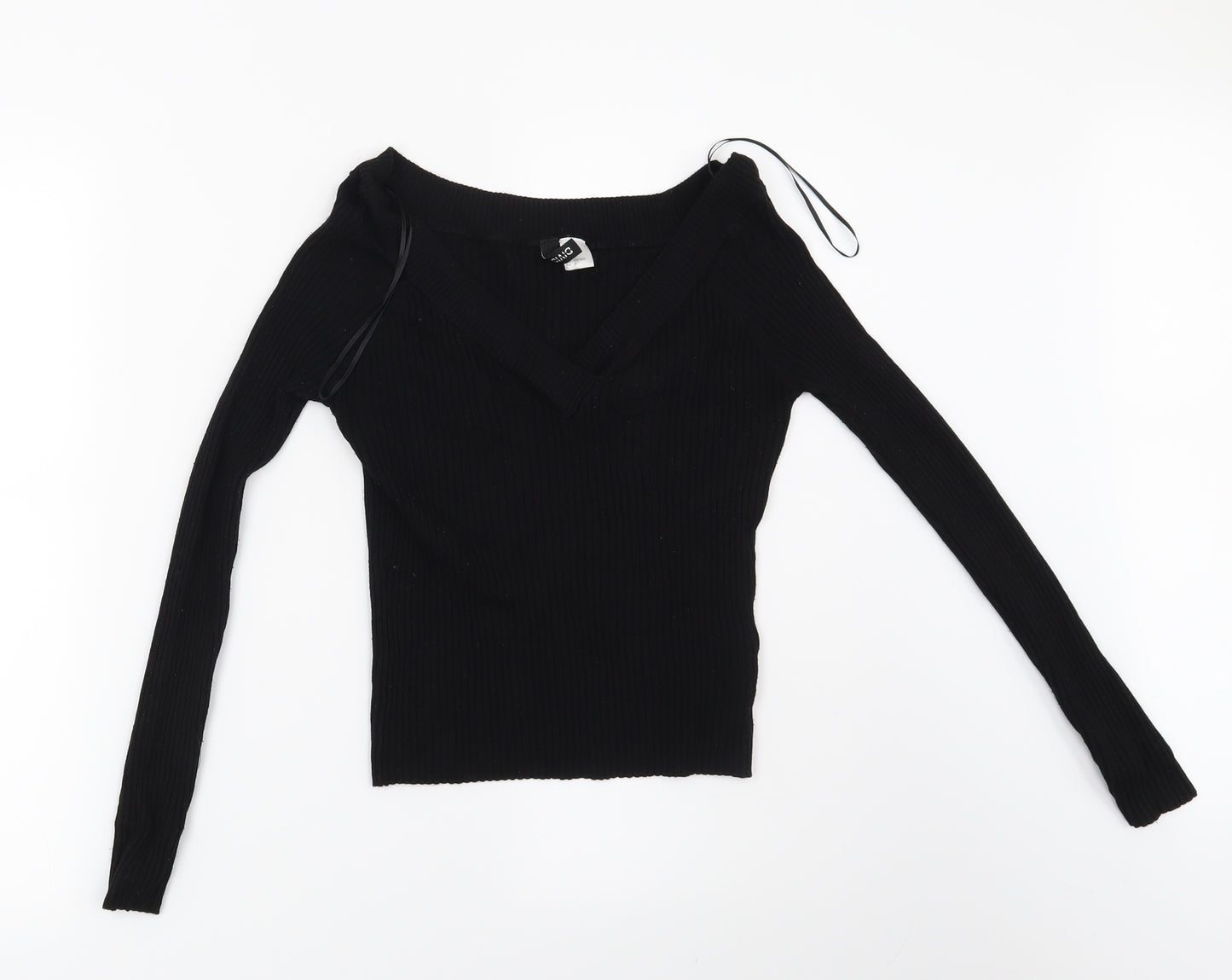 H&M Womens Black   Pullover Jumper Size M