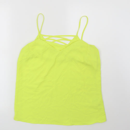 New Look Womens Yellow   Basic Blouse Size 8