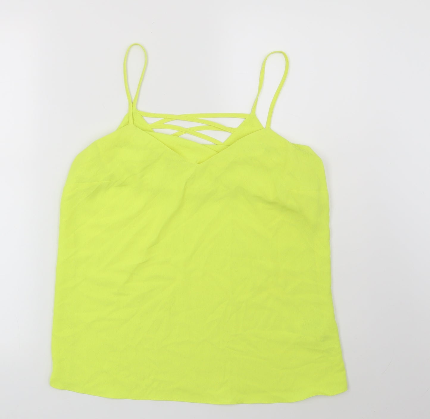 New Look Womens Yellow   Basic Blouse Size 8