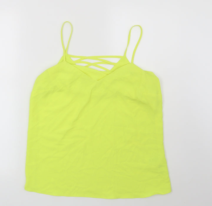 New Look Womens Yellow   Basic Blouse Size 8
