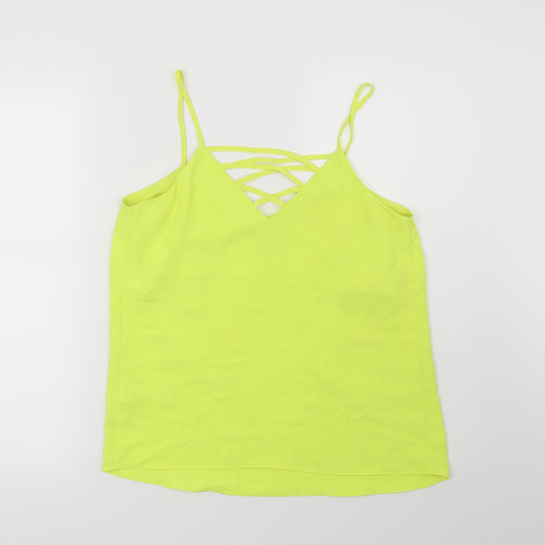 New Look Womens Yellow   Basic Blouse Size 8