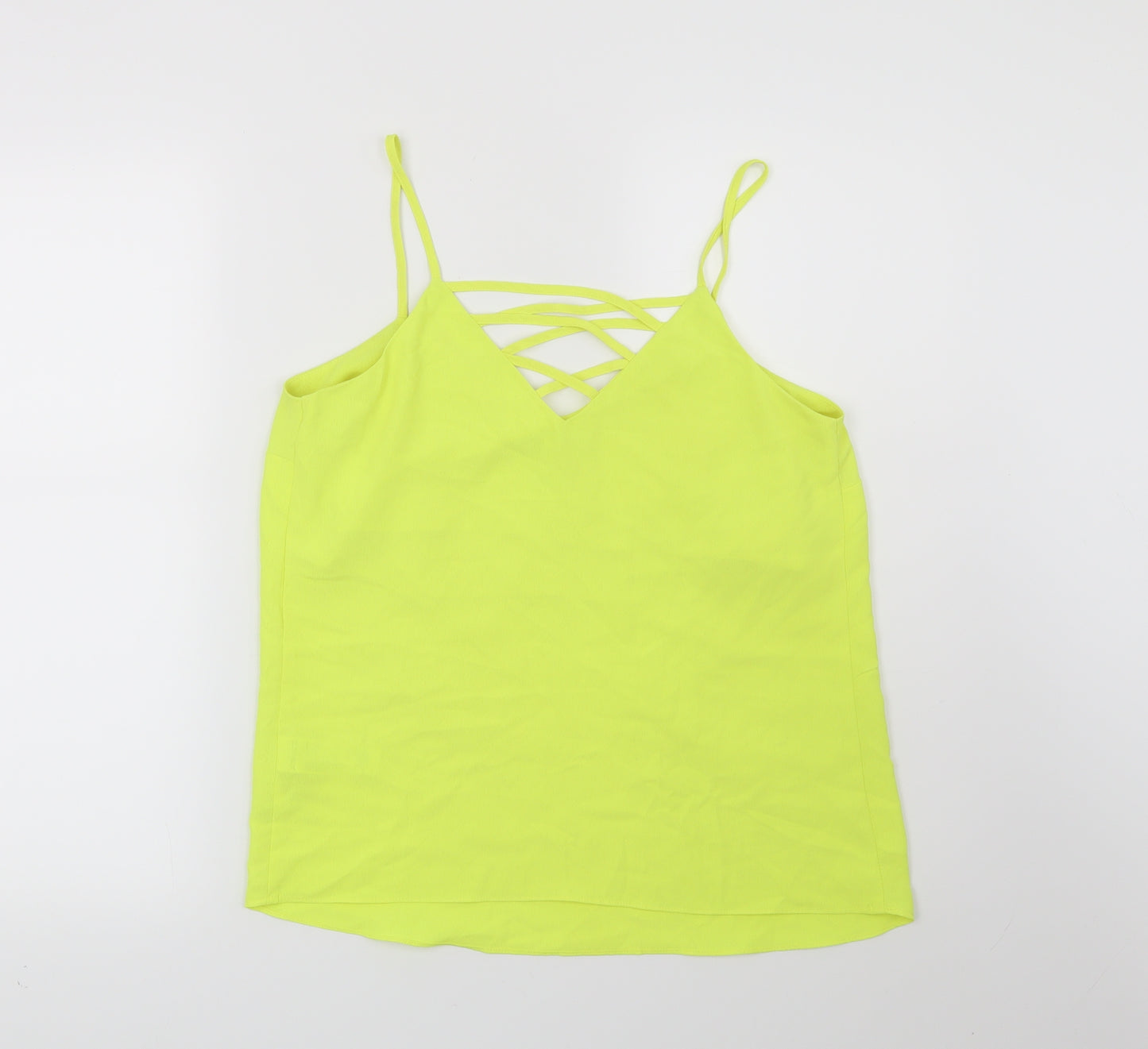 New Look Womens Yellow   Basic Blouse Size 8