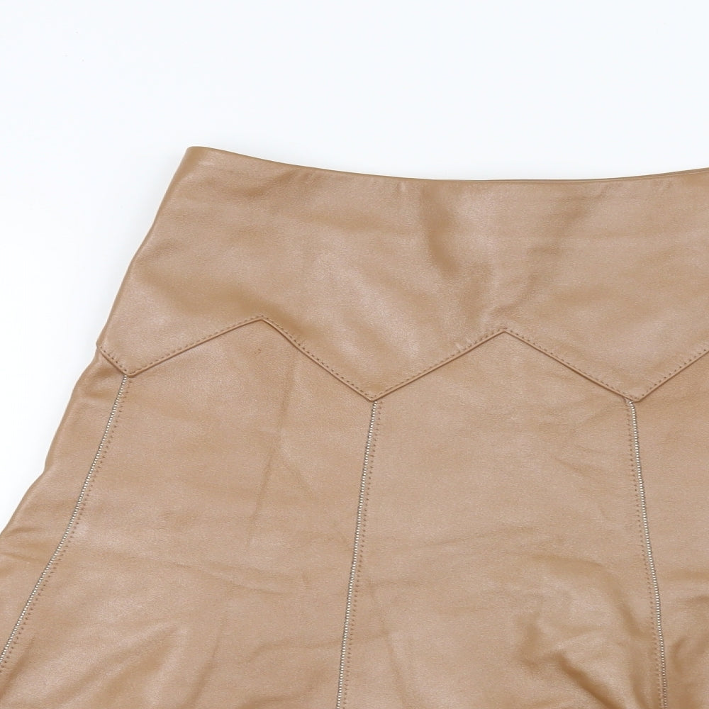 Barami Womens Brown   A-Line Skirt Size 30 in