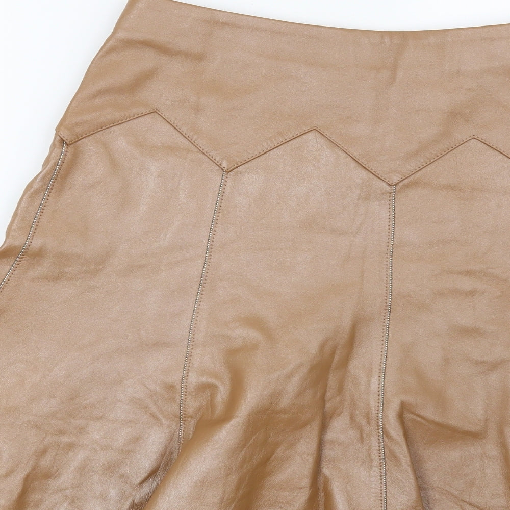 Barami Womens Brown   A-Line Skirt Size 30 in
