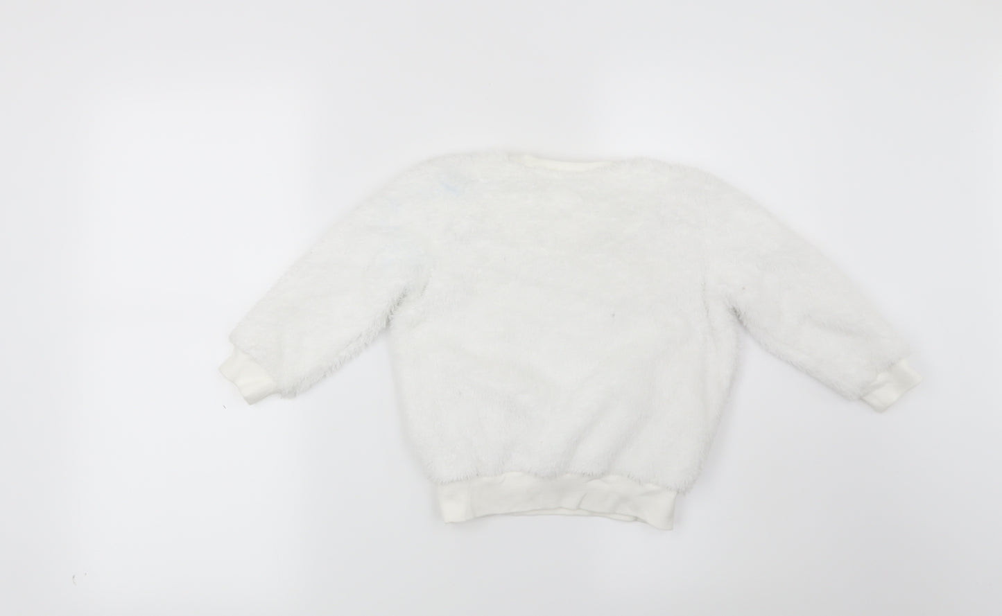 NEXT Girls White   Pullover Jumper Size 2-3 Years  - Fairy