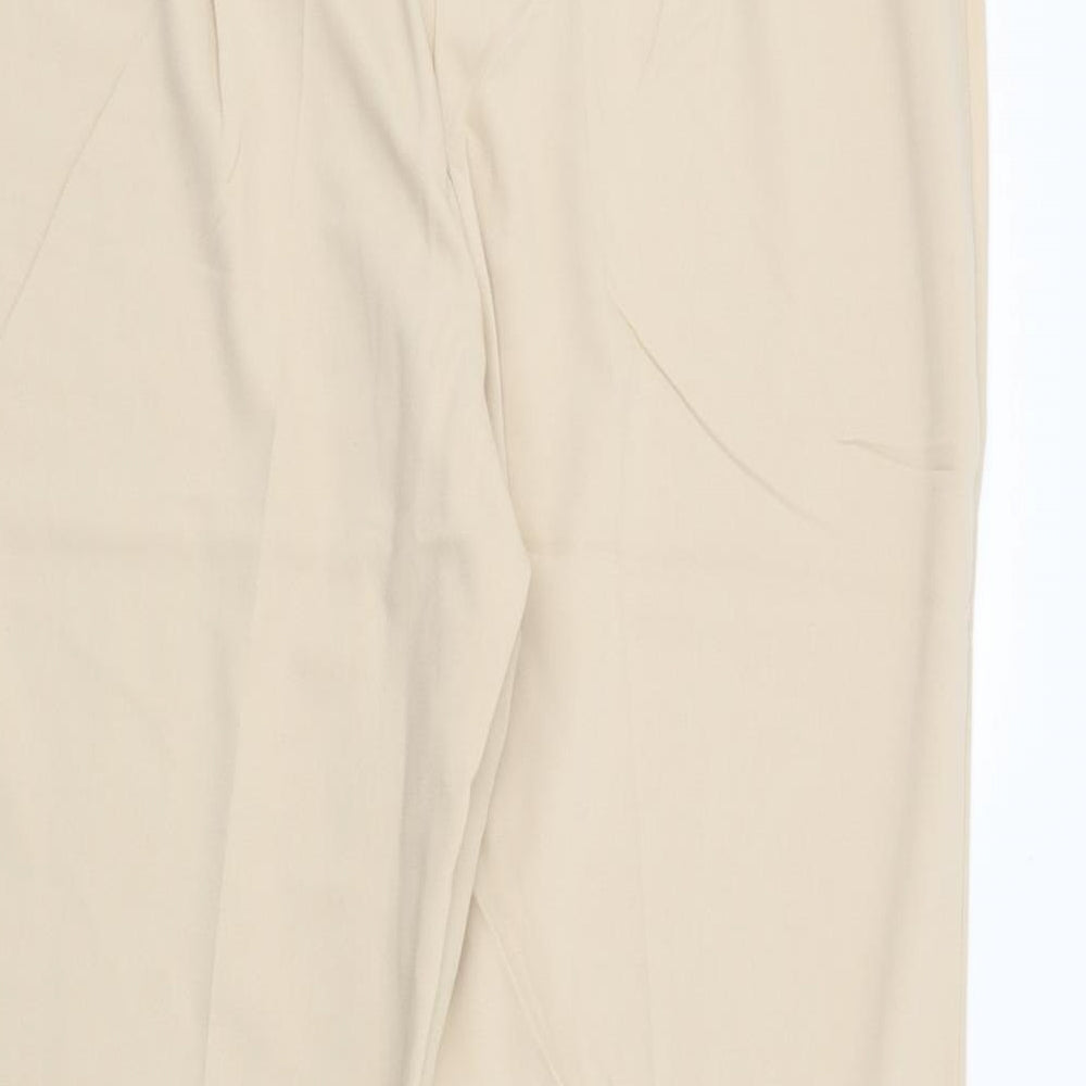 Marks and Spencer Womens Beige   Trousers  Size 14 L29 in
