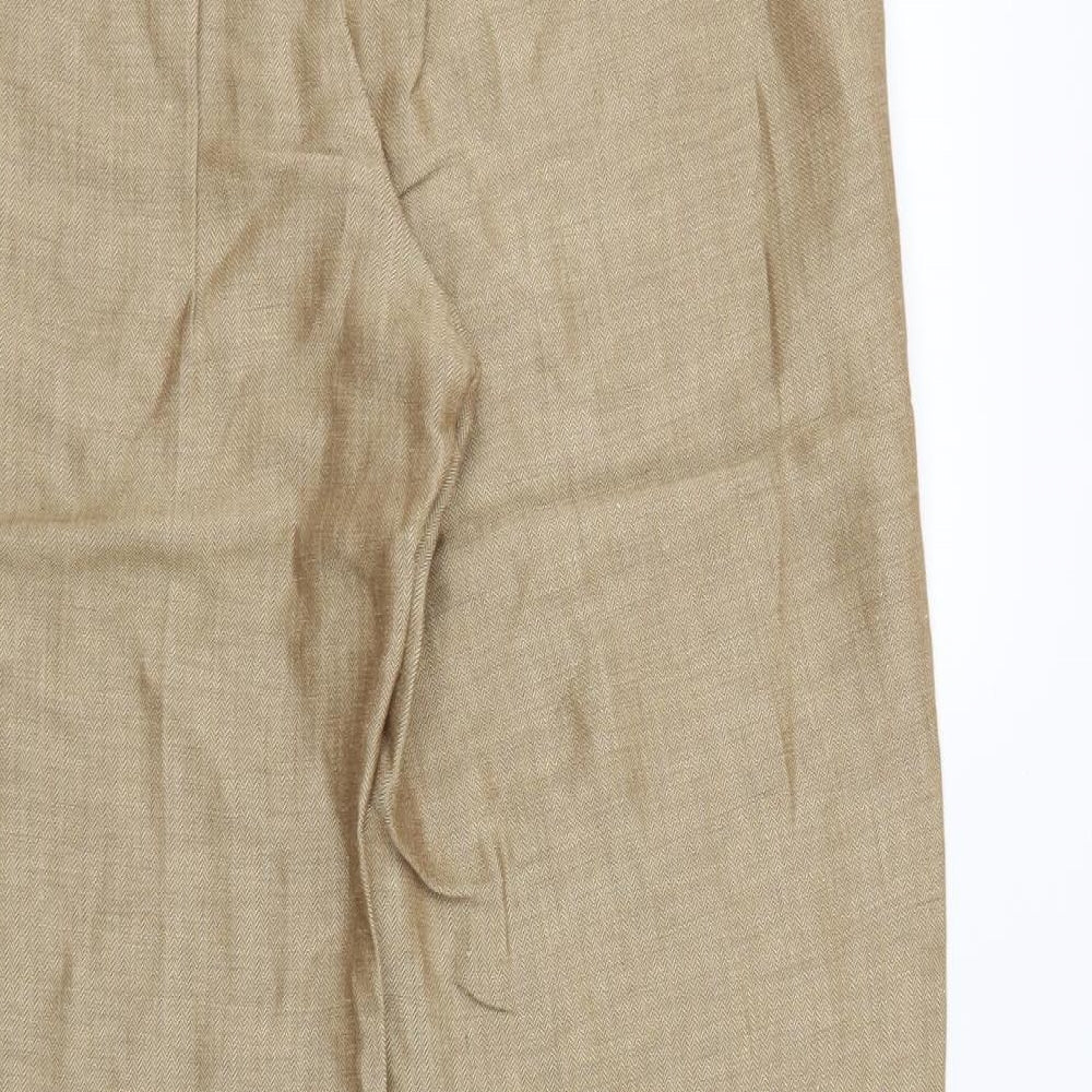Marks and Spencer Womens Brown   Trousers  Size 14 L28 in