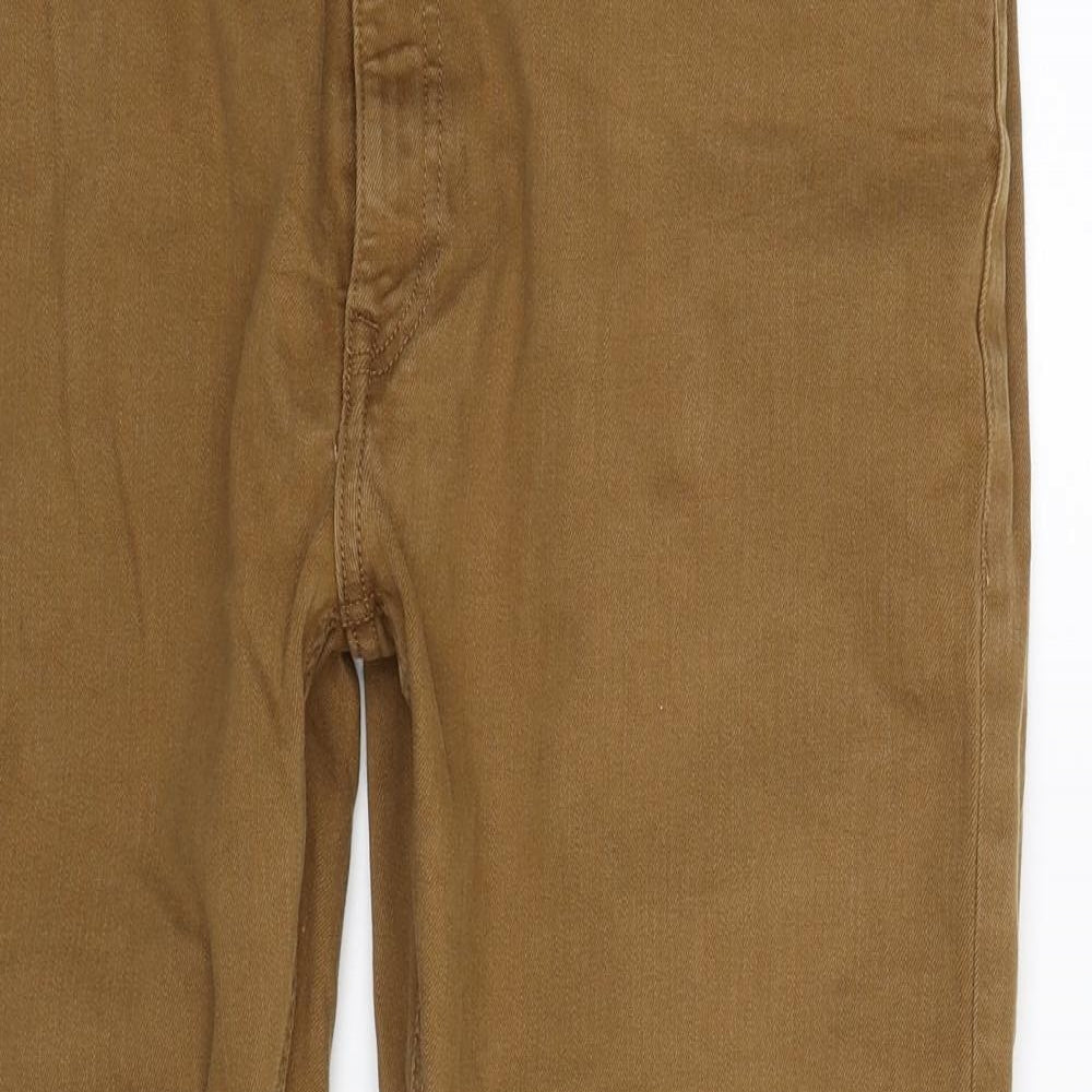 Marks and Spencer Mens Brown  Denim Straight Jeans Size 40 L28 in