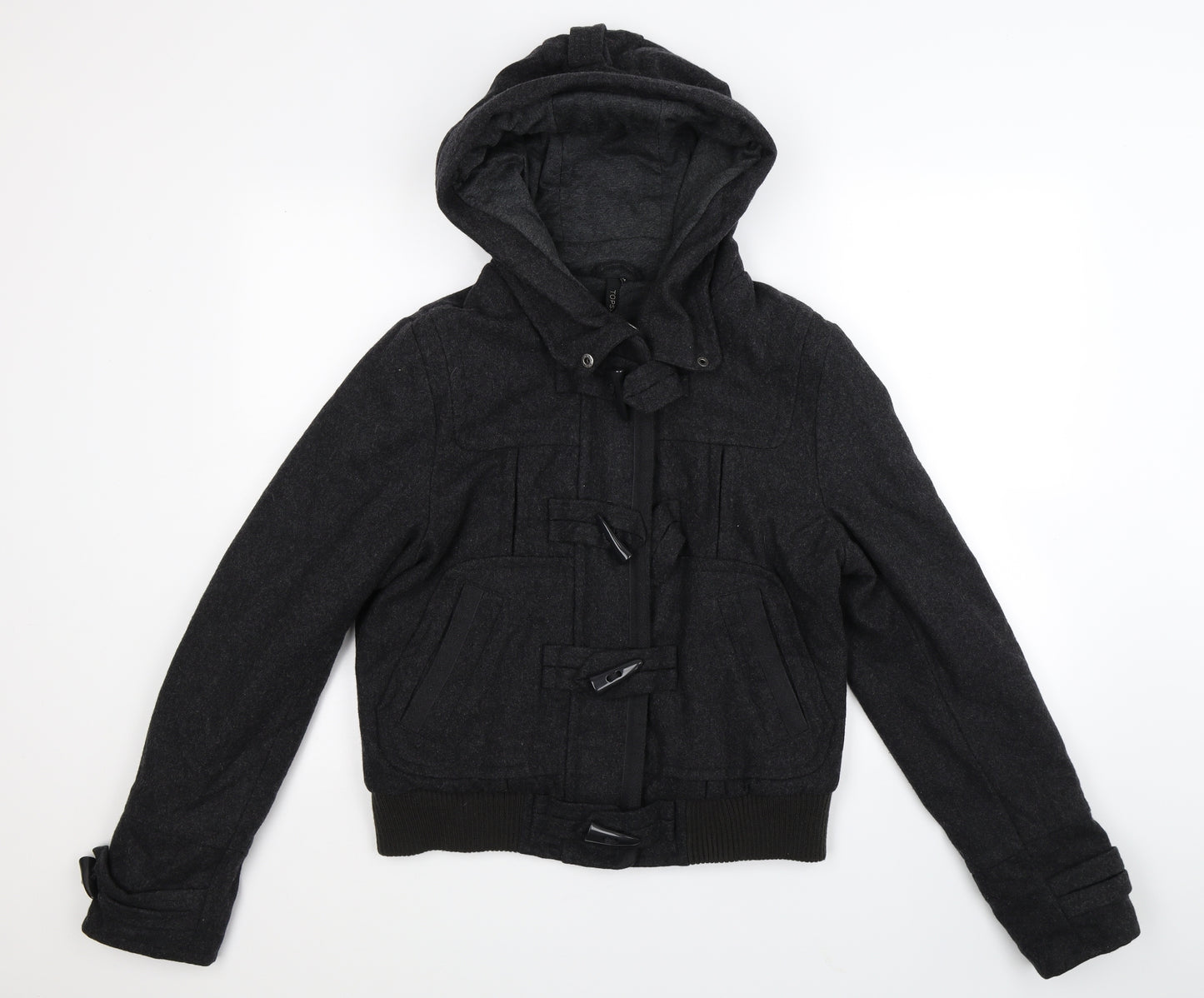 Topshop Womens Grey   Jacket  Size 14