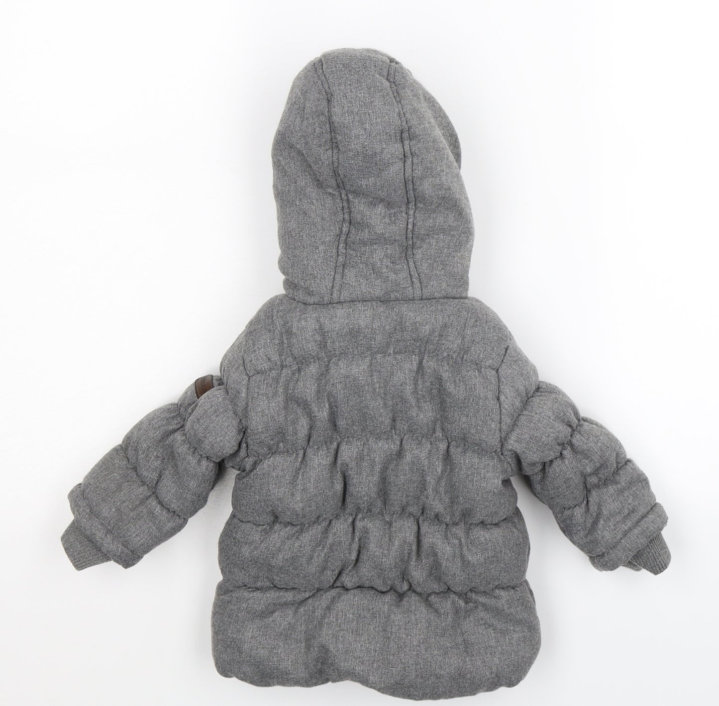 Babaluno Baby Grey   Jacket Coat Size 6-9 Months