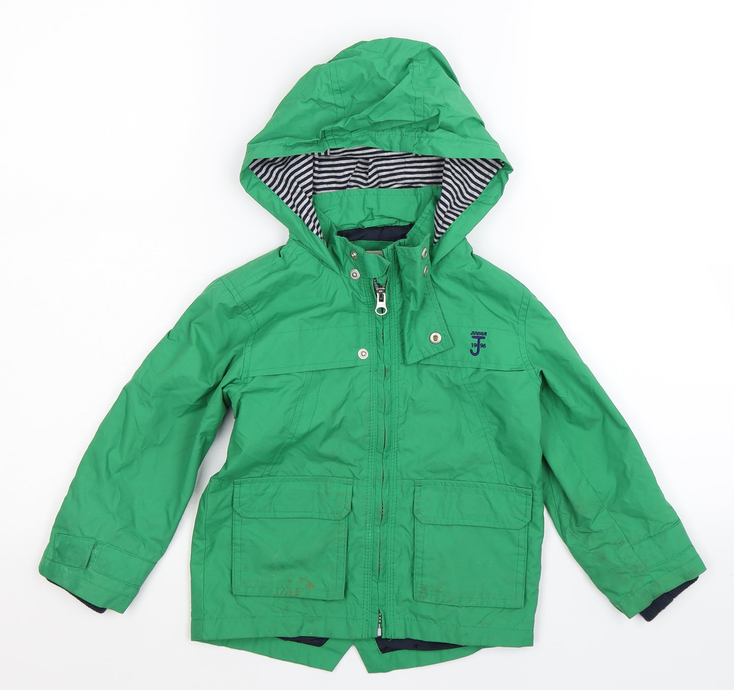 Debenhams Boys Green   Rain Coat Coat Size 2-3 Years