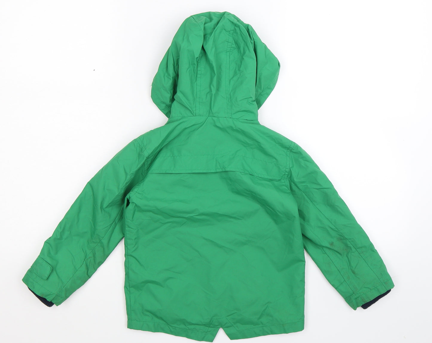 Debenhams Boys Green   Rain Coat Coat Size 2-3 Years