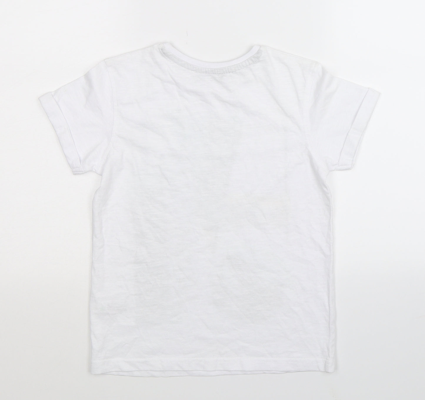 George Boys White   Basic T-Shirt Size 8-9 Years