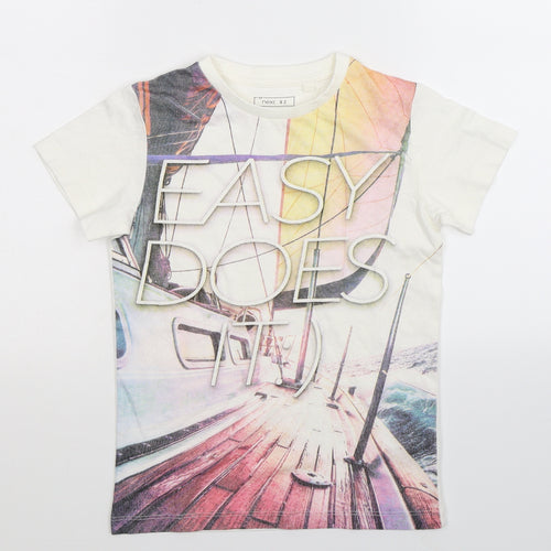 NEXT Boys White   Basic T-Shirt Size 6 Years