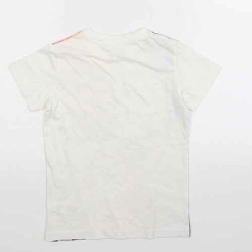 NEXT Boys White   Basic T-Shirt Size 6 Years