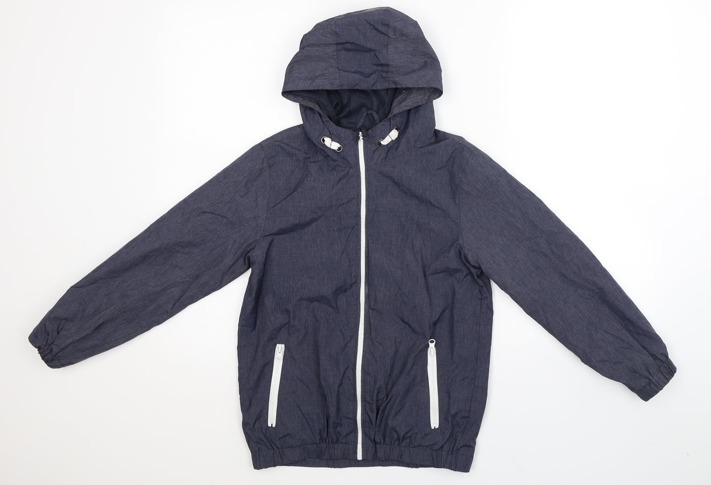 Primark Boys Blue   Windbreaker Jacket Size 9-10 Years