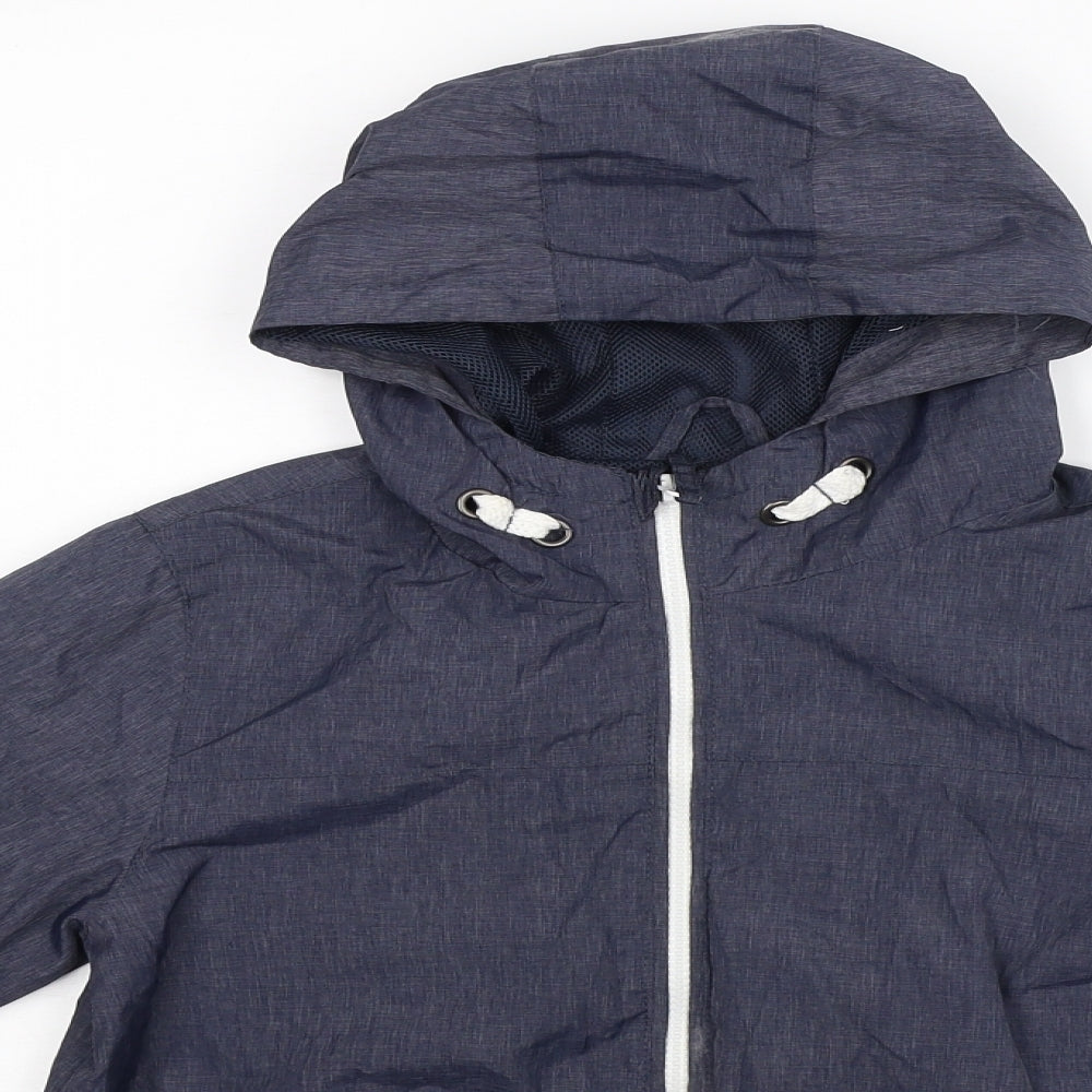 Primark Boys Blue   Windbreaker Jacket Size 9-10 Years