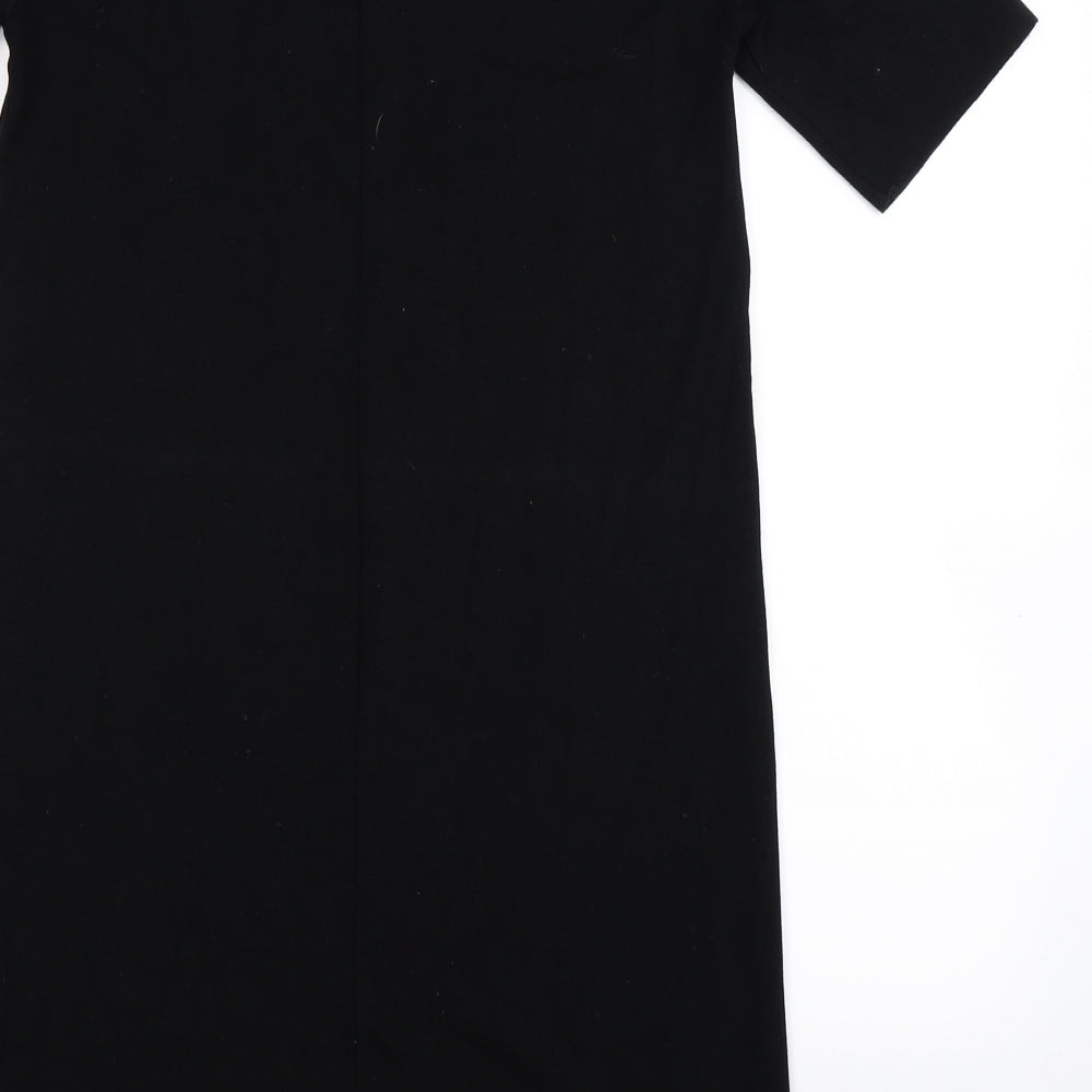 Zara Womens Black   T-Shirt Dress  Size S
