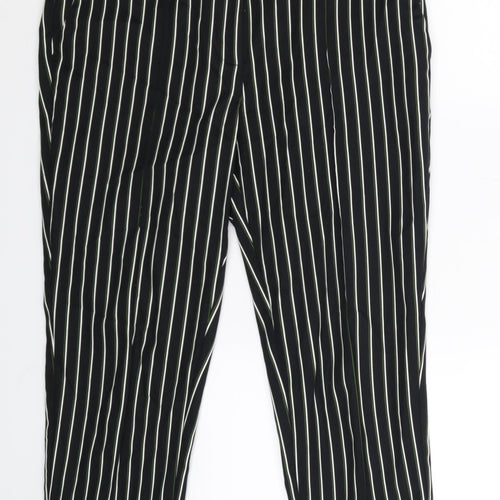 NEXT Womens Blue Striped  Trousers  Size 12 L25 in