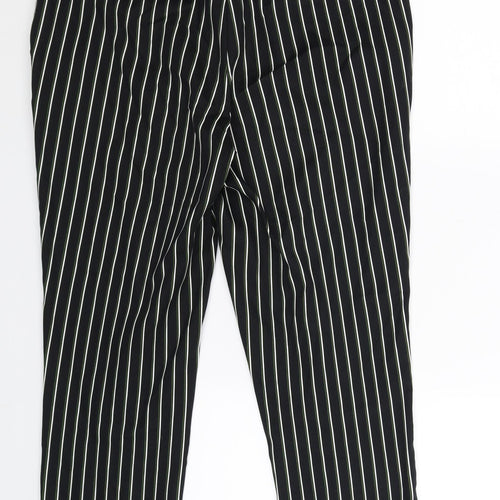 NEXT Womens Blue Striped  Trousers  Size 12 L25 in