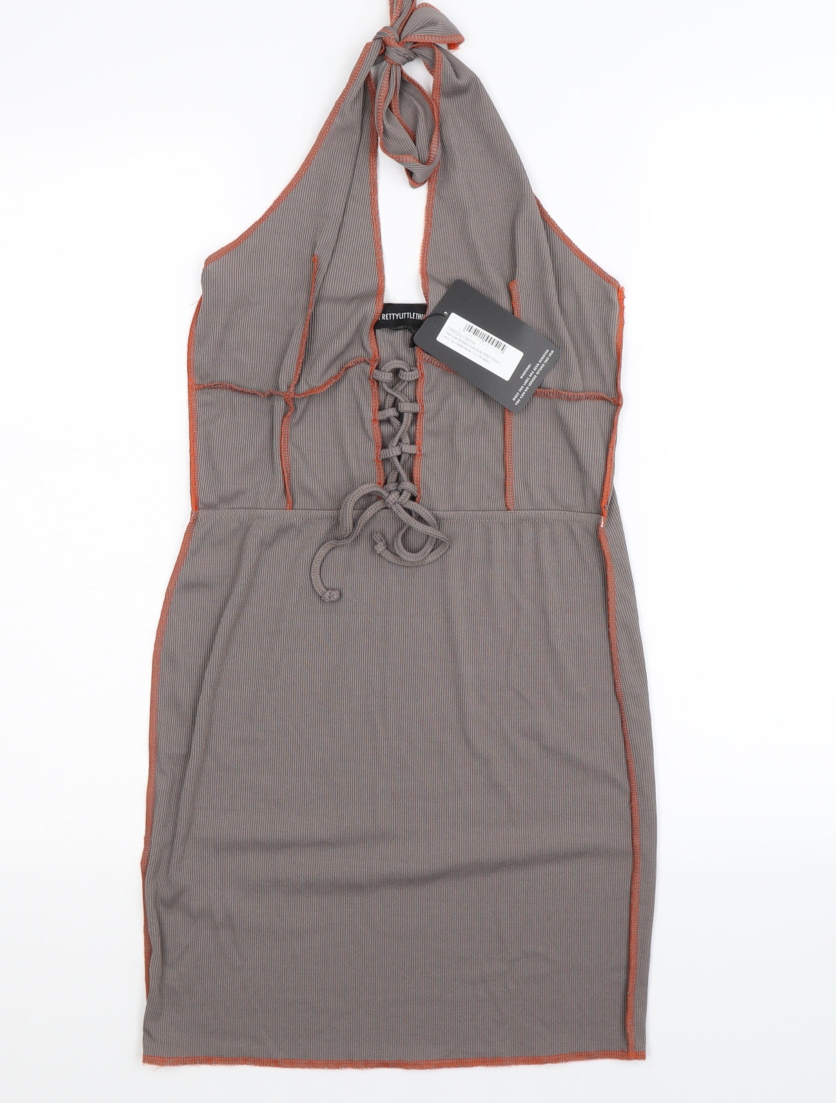 PRETTYLITTLETHING Womens Grey   Mini  Size 12