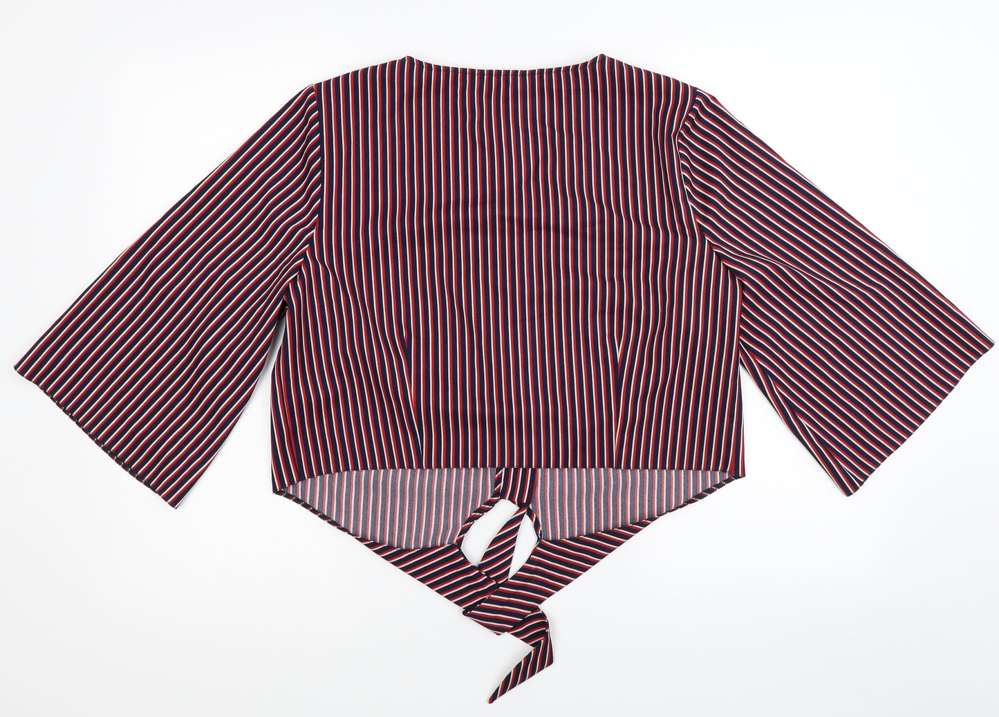 F&F Womens Multicoloured Striped  Basic Button-Up Size 16