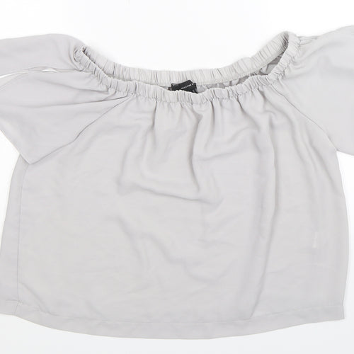 Atmosphere Womens Grey   Basic Blouse Size 14