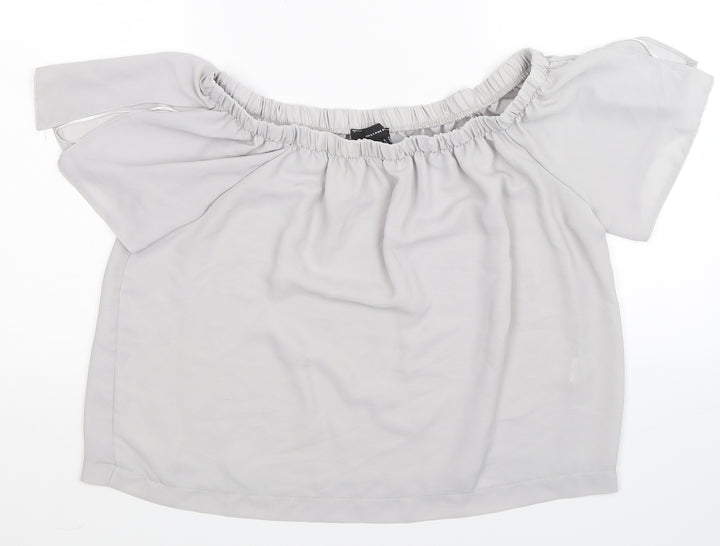 Atmosphere Womens Grey   Basic Blouse Size 14