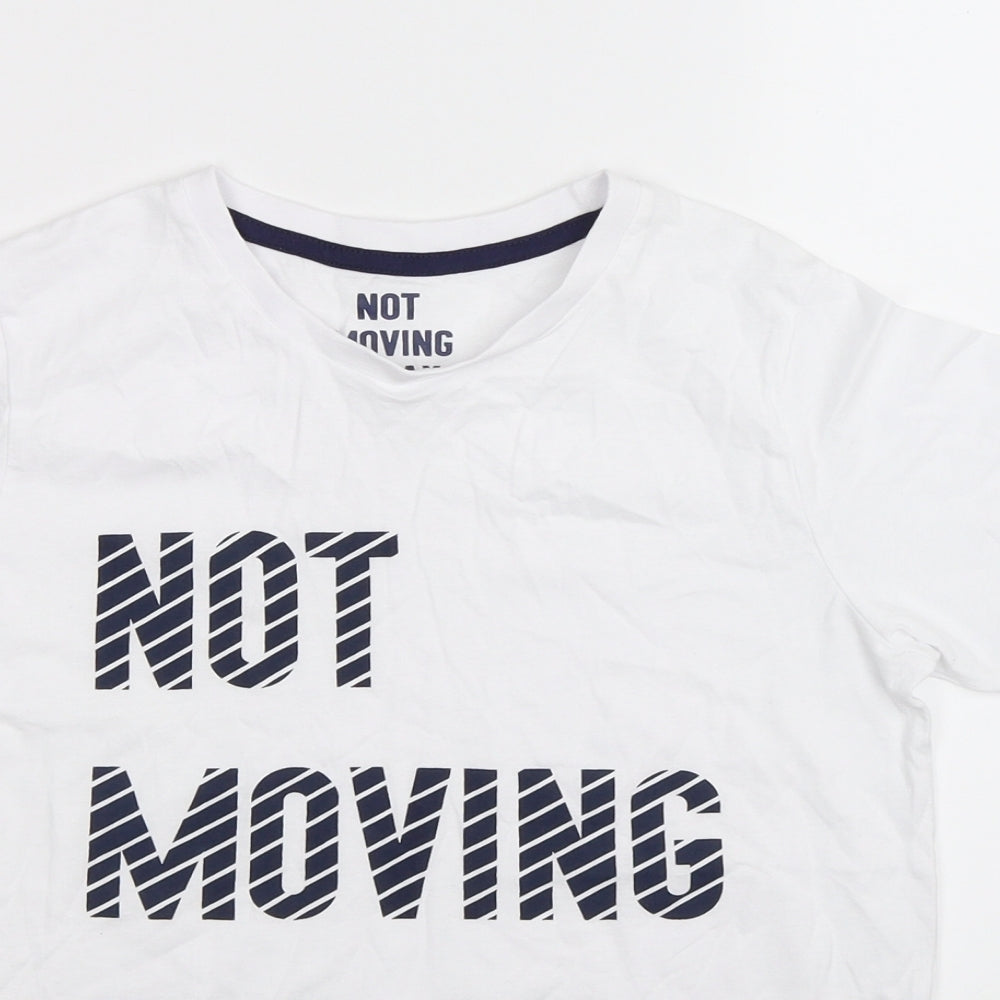 Matalan Boys White   Basic T-Shirt Size 10-11 Years