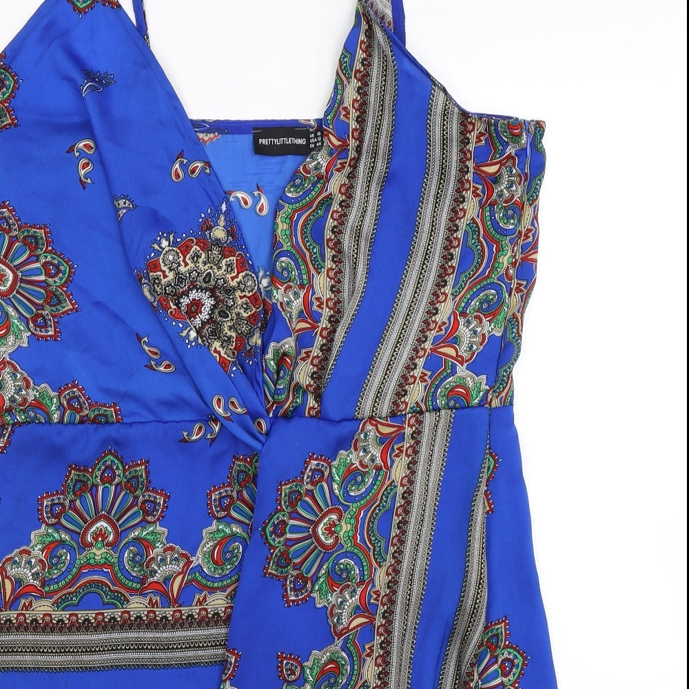 PRETTYLITTLETHINGBlue Womens Blue   Mini  Size 16