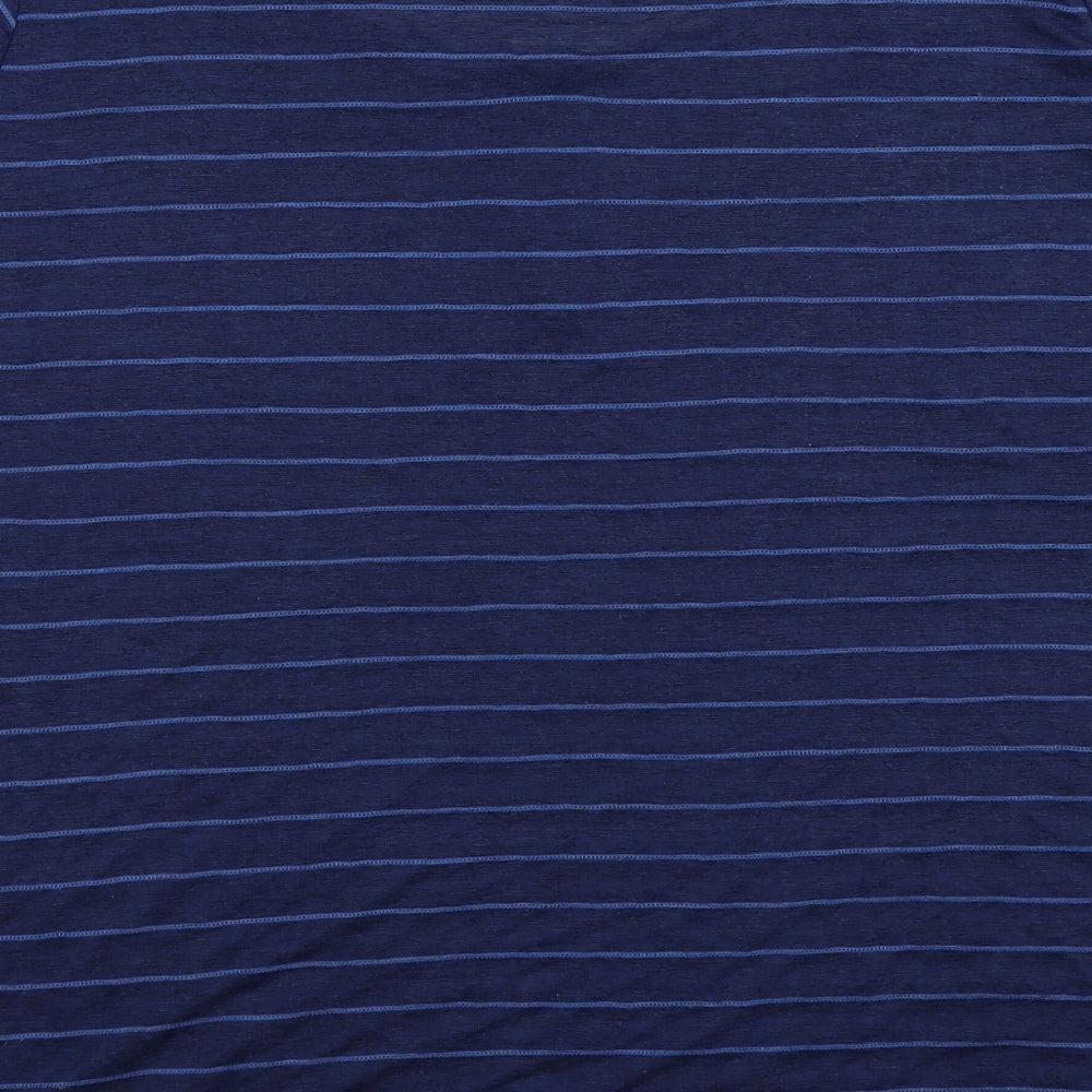 George Womens Blue Striped  Basic T-Shirt Size 20