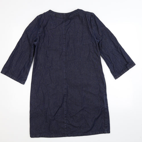 Warehouse Womens Blue  Denim Mini  Size 12
