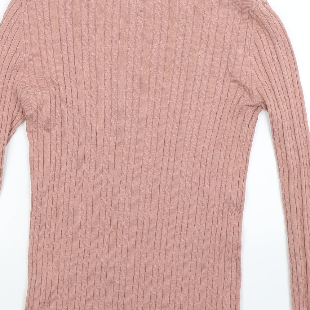 Atmosphere Womens Beige  Knit Pullover Jumper Size 8