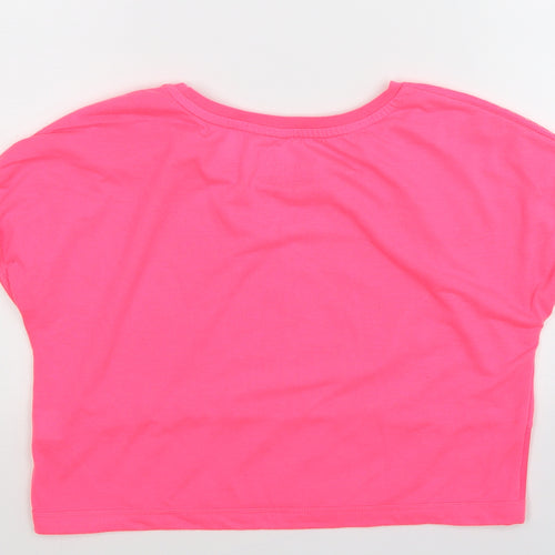 Primark Girls Pink   Basic T-Shirt Size 11-12 Years