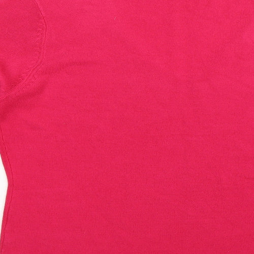 M&Co Womens Pink  Knit Pullover Jumper Size 12