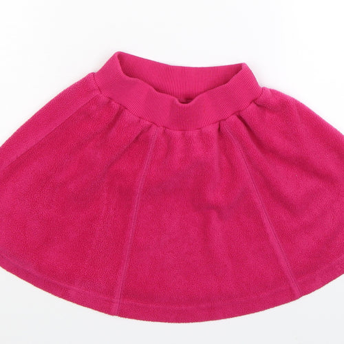 NEXT Girls Pink  Fleece Flare Skirt Size 18-24 Months