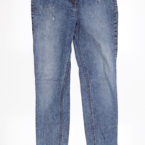 NEXT Womens Blue  Denim Skinny Jeans Size 10 L29 in