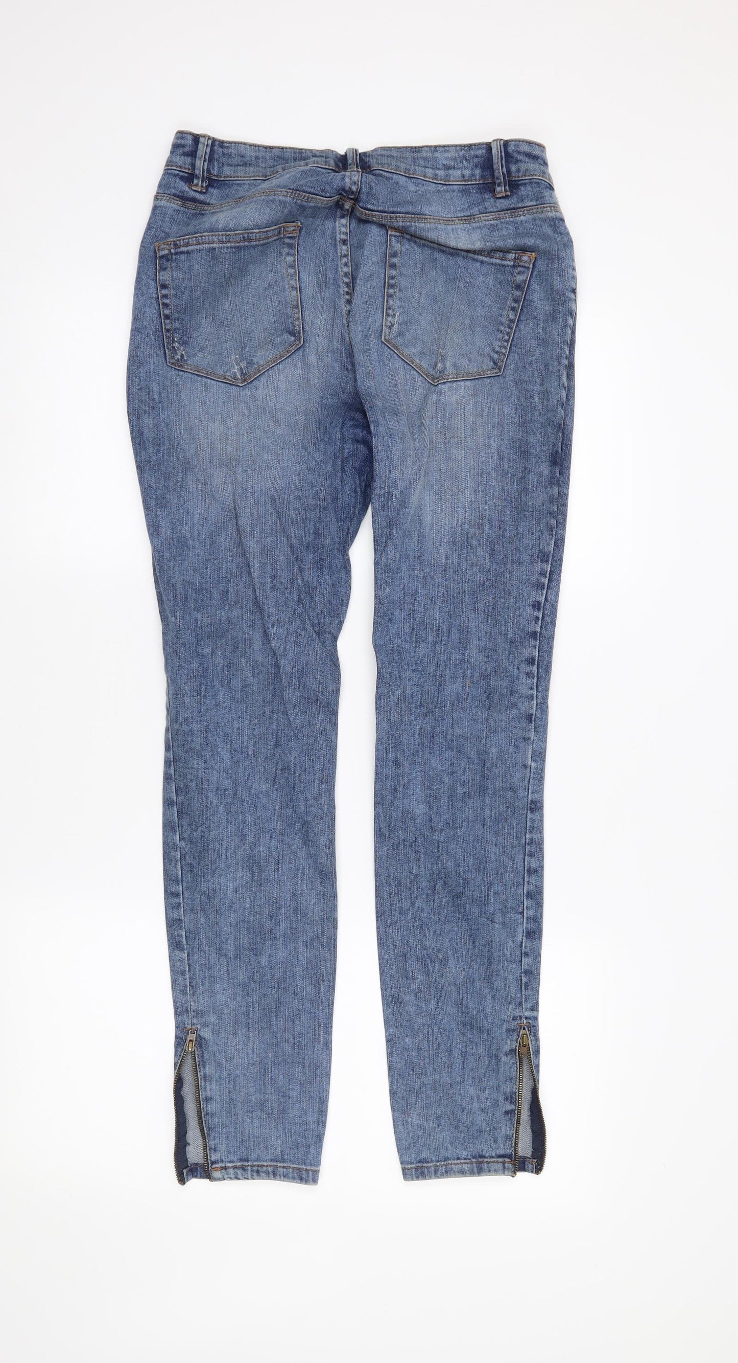 NEXT Womens Blue  Denim Skinny Jeans Size 10 L29 in