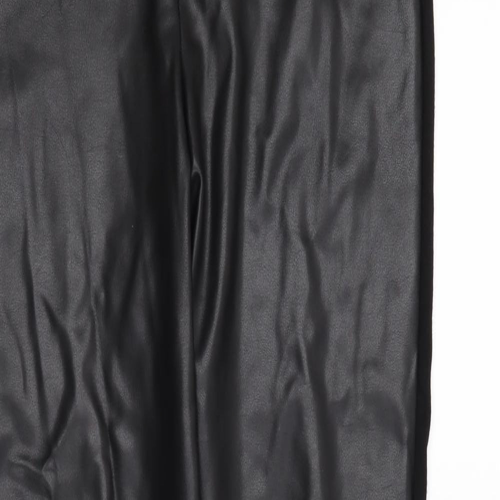 TU Womens Black   Pedal Pusher Leggings Size 10 L29 in