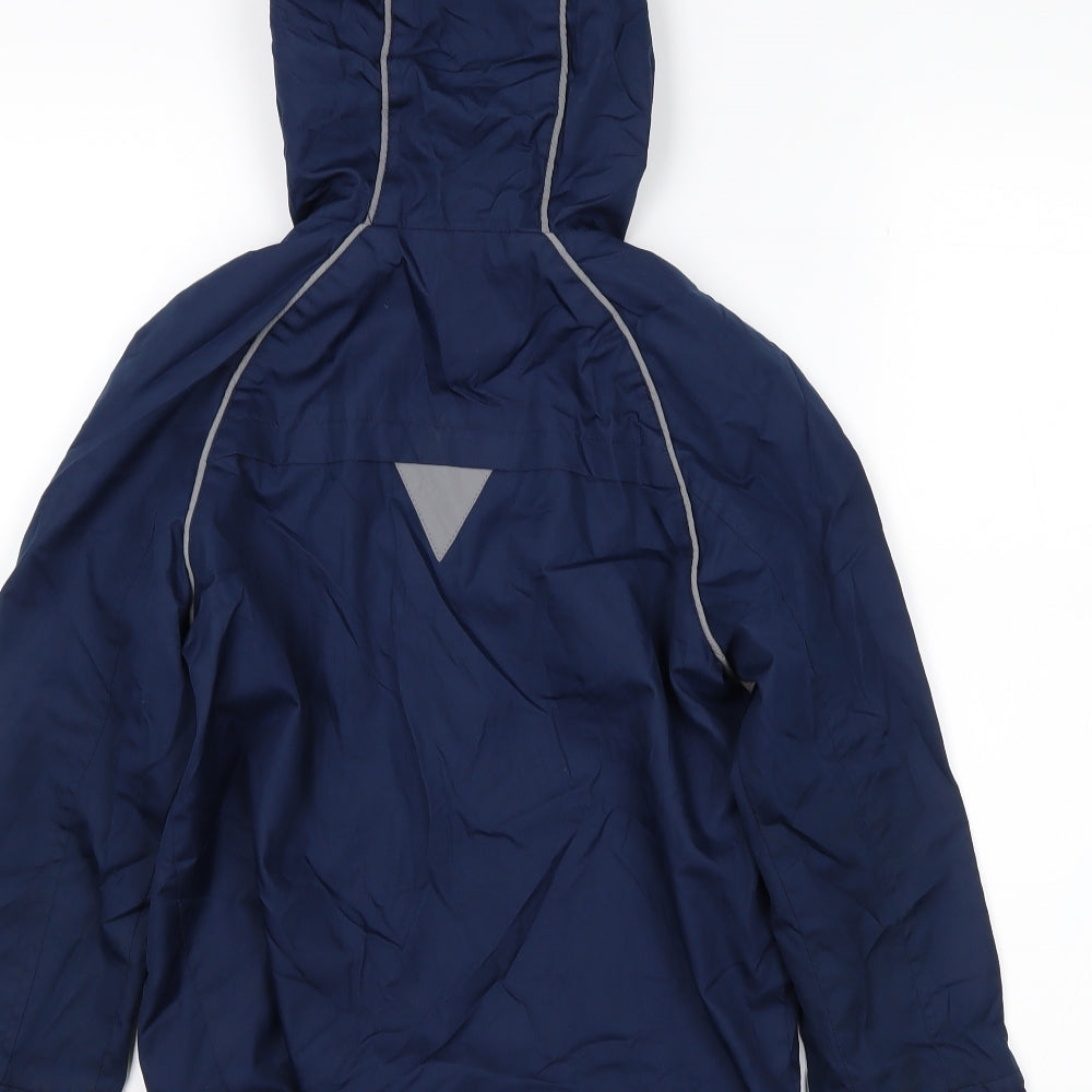 George Boys Black   Rain Coat Coat Size 6-7 Years