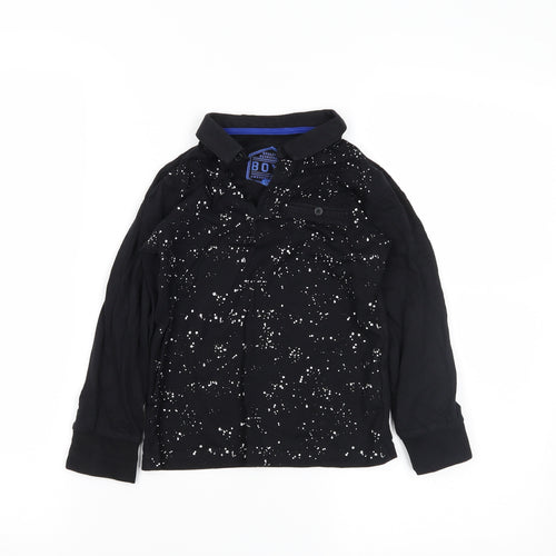 quality outfitters Boys Black   Basic Polo Size 6 Years