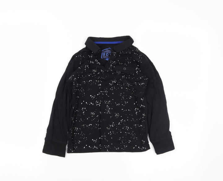 quality outfitters Boys Black   Basic Polo Size 6 Years