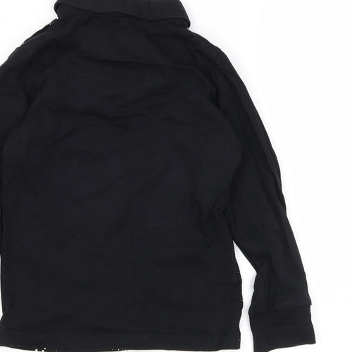 quality outfitters Boys Black   Basic Polo Size 6 Years