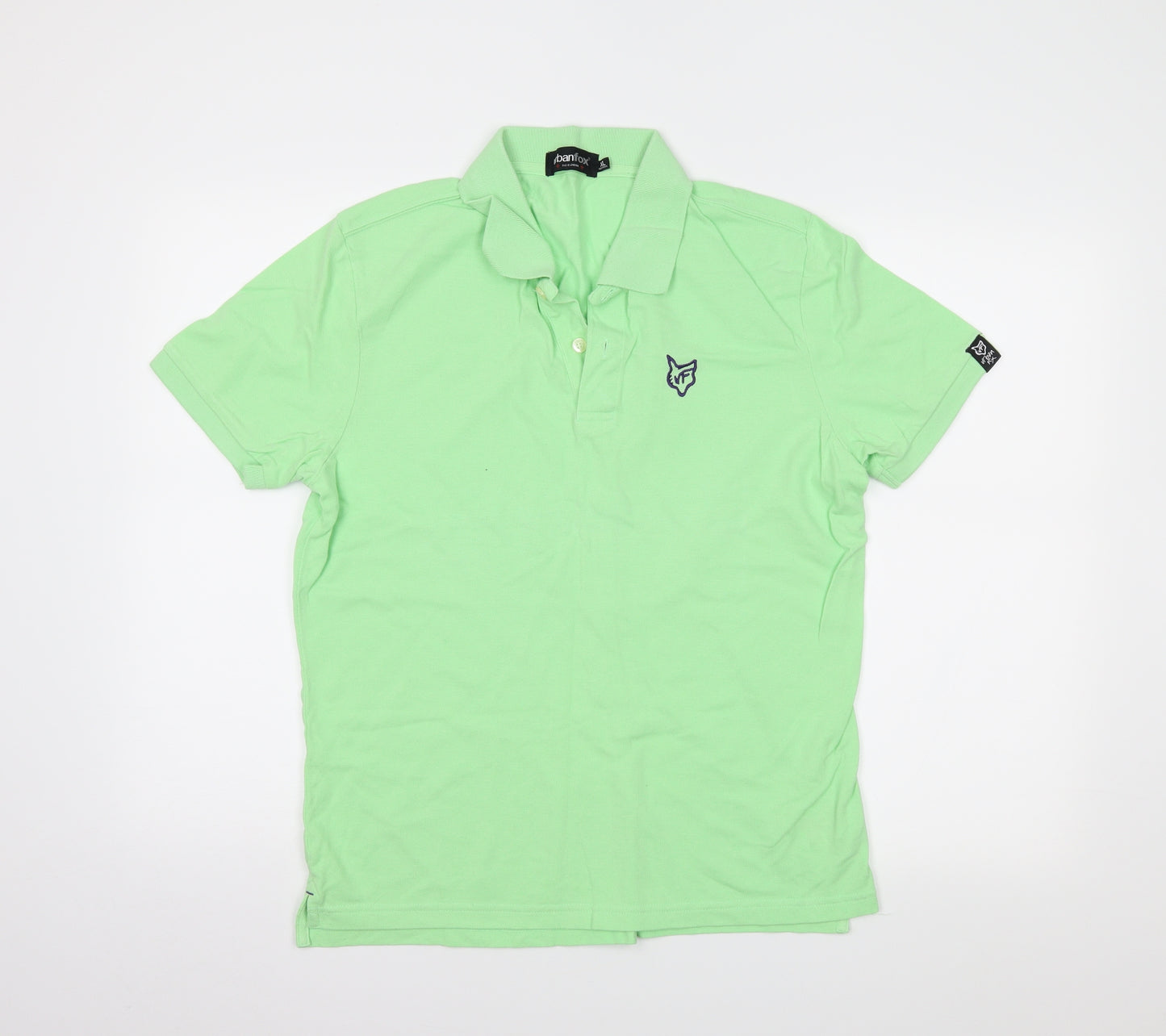 Urban fox Mens Green    Polo Size L